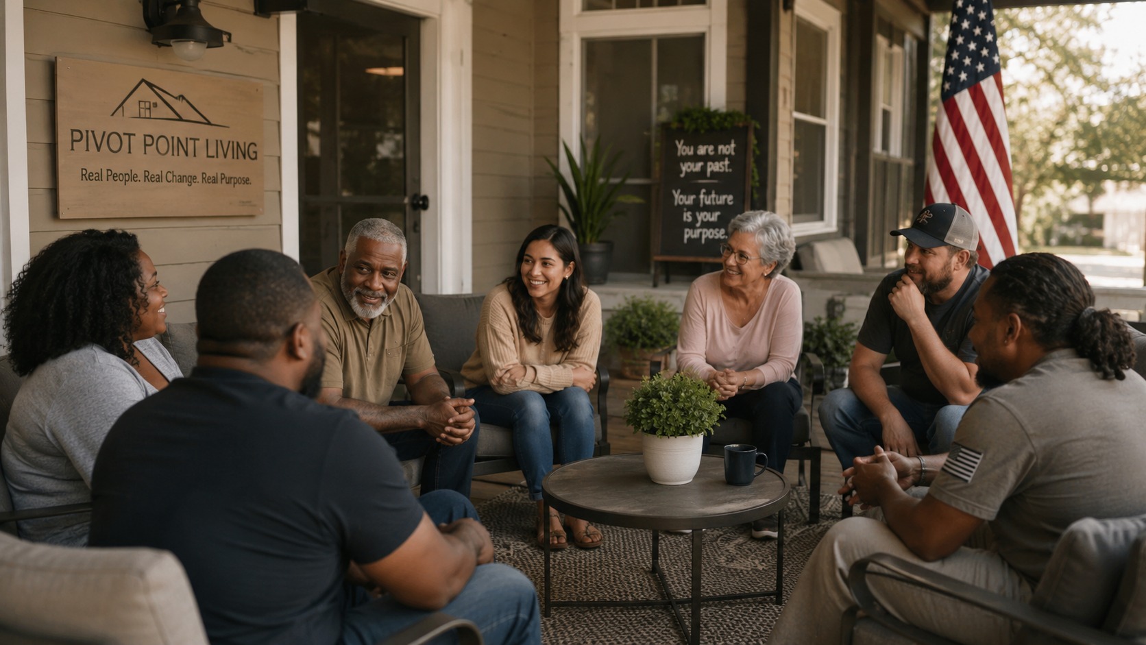 Pivot Point Living community gathering